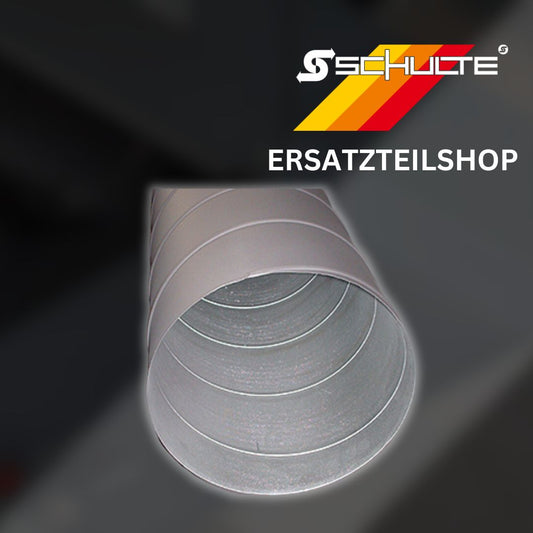 Wickelfalzrohr  Schw. DN 150 x 6005 mm lackiert